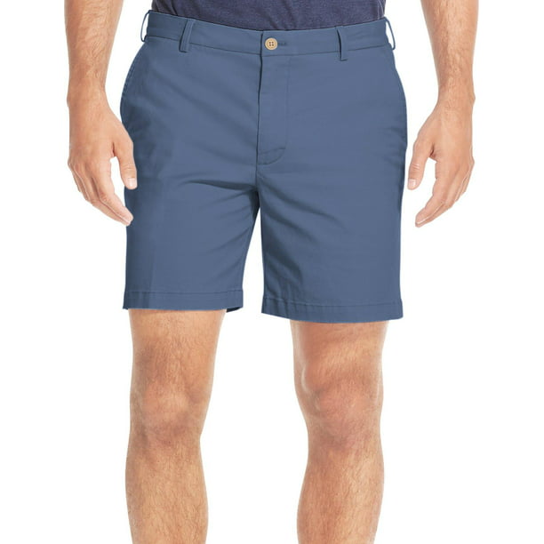 IZOD - IZOD Mens Saltwater Solid Stretch Chino Shorts - Walmart.com ...