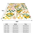 thumbnail image 3 of Balery Fruit Manta de Felpa Suave y Acogedora – Cobija de Franela Aterciopelada para Cama, Lavable y Cálida para Sofá, Mascotas, Transpirable-80"x60", 3 of 7