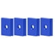 thumbnail image 1 of Tuerca De Ranura Deslizante, Tuerca Deslizante Resistente A La Oxidación 4 Piezas Conexión Fácil De Alta Dureza M8 Para Movimiento Lineal ANGGREK Azul, 1 of 8