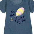 thumbnail image 3 of Dr. Seuss - Oh! The Places I'll Go - Toddler And Youth Girls Fleece Dress, 3 of 6