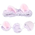 thumbnail image 3 of Unique Bargains 1 Pc Cute Cartoon Cat Ears Headbands for Girls for Women 7.09"x6.50", Purple, 3 of 6