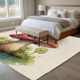 thumbnail image 5 of Mushroom Frogs Large Area Rugs for Bedroom Living Room, Soft Non Slip Carpet Bedside Rug, Spring Floral Green Botanical Rustic Rectangular Floor Cover Kitchen Accent Rug 6'x9' for Dining Room/Office, 5 of 9