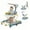 Green, variant on Developmental Walkers For Babies, Foldable Baby Walker, Adjustable Height With Interactive Toys, Green