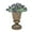 Bronze, variant on WLGSG 20''H Garden Plastic Urn Vintage Tall Planter Urn Patio Large Flower Pot Porch Planter Large Planter for Indoor Outdoor Plant, Dark Green