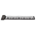 thumbnail image 2 of 61 Keys Roll Up Keyboard Piano, 100-240V Convenient ABS Black Roll Up Keyboard Piano  For Teaching For Editing US Plug, 2 of 8