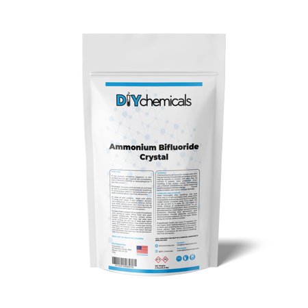 DIYChemicals Ammonium Bifluoride Crystal - Brightening of Aluminium, Cleaning and Etching Metals, Glass, Brick and Ceramics - Made in USA (2 LB)