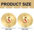 thumbnail image 3 of 1 Pair Hand Cymbals Hand Cymbals Crash Cymbal Belly Dancing Finger Dance Musical Instrument For Dancer, 3 of 9