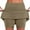 Khaki1, variant on Plebaso Women's Skorts High Waist Athletic Sports Skirts Shorts Casual Solid Color Stretch Tennis Shorts