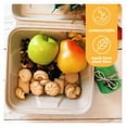 thumbnail image 4 of 100% Compostable Disposable Food Containers with Lids [8”X8” 200 Pack] Eco-Friendly Take-Out TO-GO Containers, Heavy-Duty, Biodegradable, Unbleached by Drevy, 4 of 6