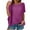 Purple, variant on Plebaso Plus Size Shirts for Women Cotton Linen Tops Beach Casual Vacation Loose T-Shirts Womens Clothes