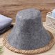 thumbnail image 4 of BRIGHTFUFU Gorro de Sauna de fieltro, gorro de Sauna con absorción de agua, gorro de ducha para baño, gorro de baño de moda, 2 uds., 4 of 7