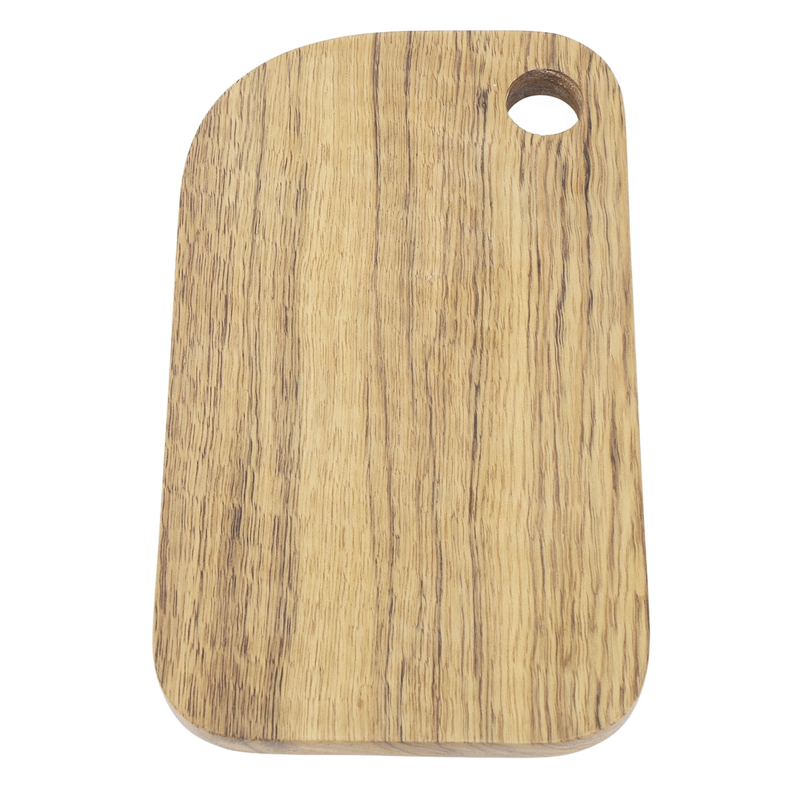 Yajisi Zebra Wood Cutting Board with Hanging Hole, Rectangular Wood Chopping Board for Bread Pizza Vegetable Fruits Cheese Serving (11.4 x 7.1 inches / 29 x 18 cm), Small Size
