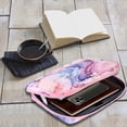 thumbnail image 3 of Funda para Biblia Octsky con bolsillos resistentes al agua en mármol rosa, 3 of 7