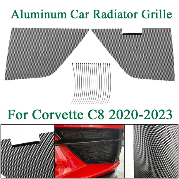 ALLTIMES Car Radiator Grille for Corvette C8 20202023, Diamond