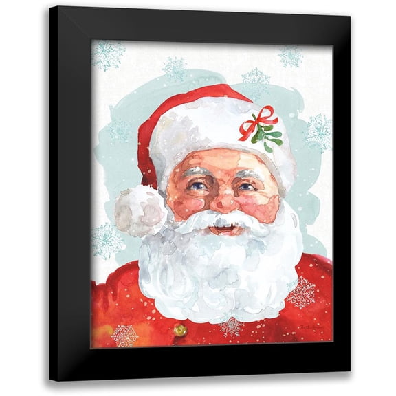 Grove, Beth 12x14 Black Modern Framed Museum Art Print Titled - Noth Pole Santa