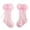czb# Pink440, variant on CUZIBR Toddler Kids Baby Girls Dress Socks Solid Color Elegant Cute Bow Ruffles Patchwork Frilly Cotton Ankle Socks Summer Lightweight Classic Uniform Footwear,Pink,0-12 Months