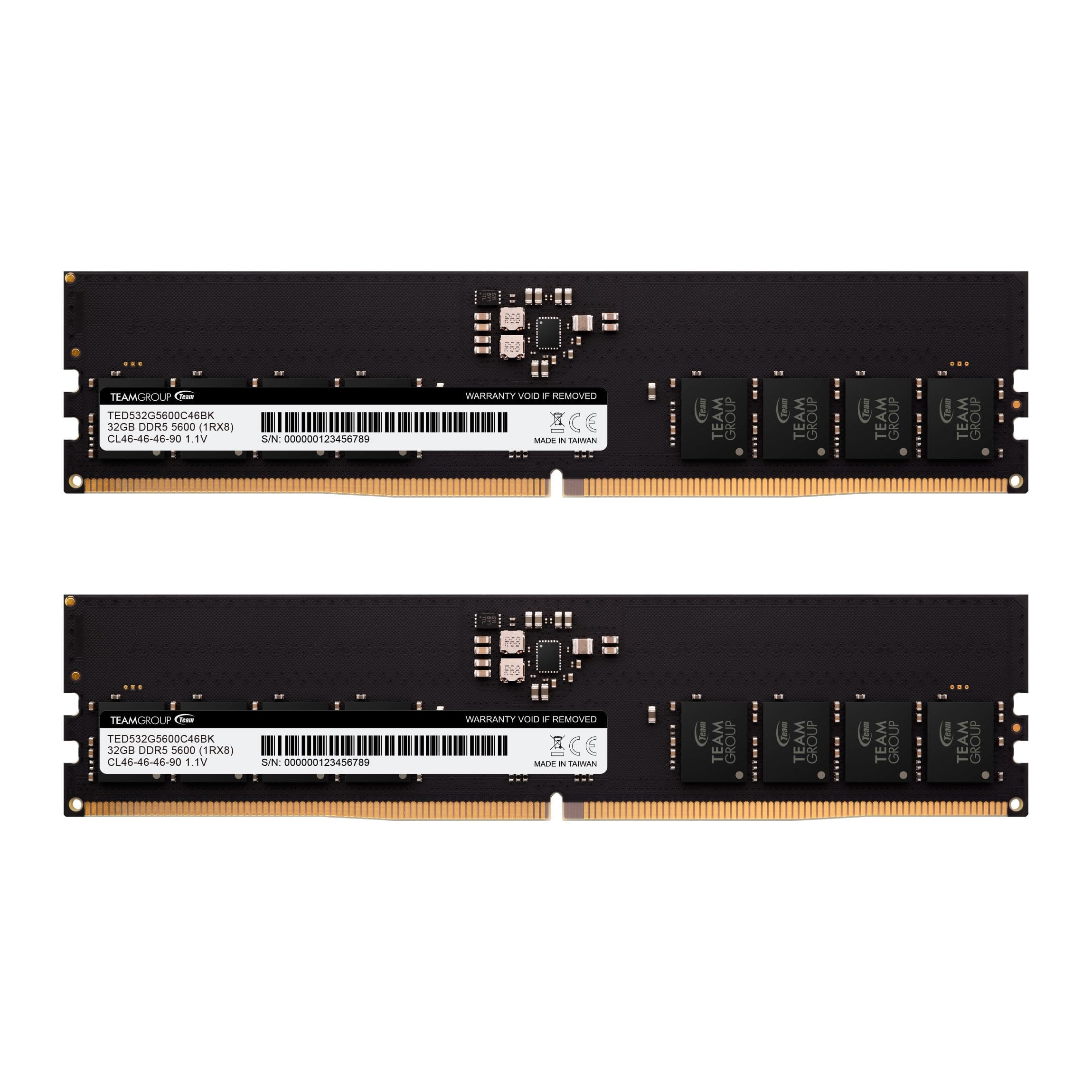 Teamgroup Elite Ddr5 64Gb Kit (2X32Gb) 5600Mhz Hynix Ic Pc5-44800