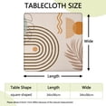 thumbnail image 2 of Washable Fabric Bohemian Design Table Cover with Elastic Hem for Indoor Outdoor Table Protection, 2 of 6