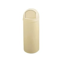 Rubbermaid Marshal Classic Container Round 25 gal Beige FG817088BEIG
