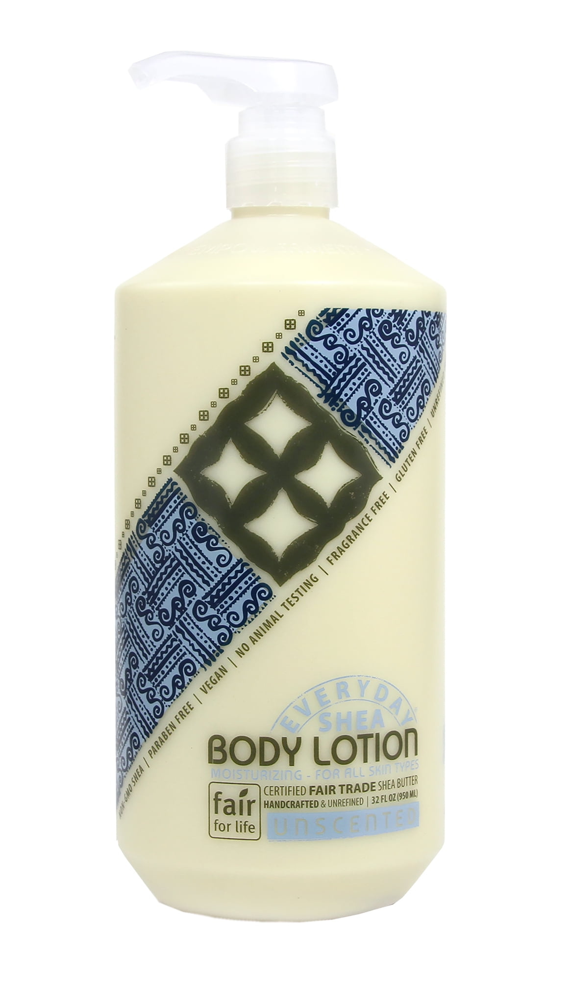 Alaffia Body Lotion Shea Butter & Lemongrass - Unscented 32 fl oz Lotion