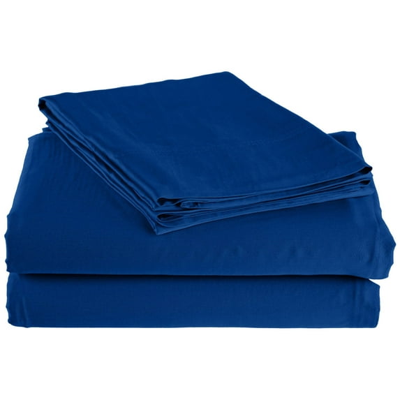 Rayon from Bamboo Solid Deep Pocket Sheet Set Smoke Blue / Twin XL