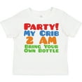 thumbnail image 3 of Inktastic Party at My Crib Boys or Girls Toddler T-Shirt, 3 of 5