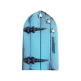 thumbnail image 1 of Yuarrent Puerta de árbol en miniatura de madera, pasamanos de jardín de parque doméstico portátil, decoración de puertas decorativas, adorno, Kits de decoración para fiestas cinco Yuarrent HA068115-05B, 1 of 6