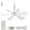 Set A, variant on Collapsible Ceiling Fan for Cruise, 6 Blades Quiet USB Powered Hanging Fan with Magnetic Mount Remote Control 4 Speed Timing, Portable Mini Fan for Cruise Ship RV Tent Gazebo Dorm Bed Home (Set A)
