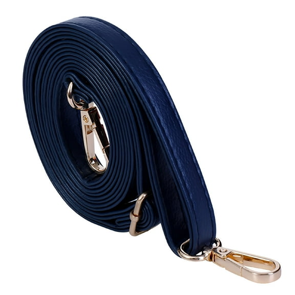 GASTROPOD Purse Strap Replacement, Adjustable Crossbody Strap for Handbags, Leather, Dark Blue, 140cm x 1.5cm