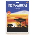 thumbnail image 6 of Party Central Pack of 6 Orange and Black African Safari Insta-Mural Wall Decors 6', 6 of 7