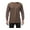 Brown, variant on Pro Club Men's Heavyweight Cotton Long Sleeve Crew Neck T-Shirt-BLK-S