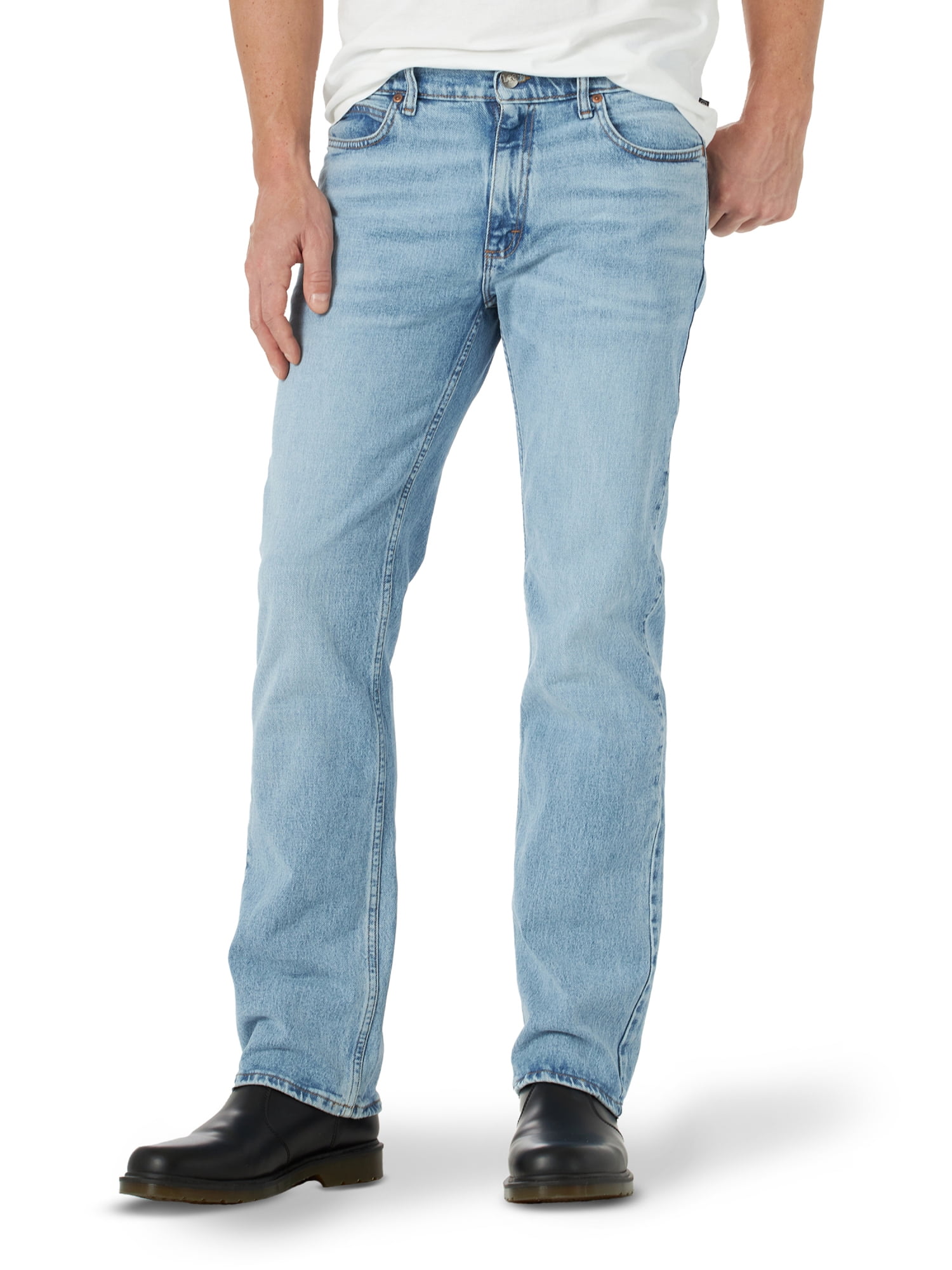 Lee Men's Denim Regular Bootcut Stretch Jeans - Walmart.com