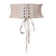 thumbnail image 1 of Cinturón ancho de cintura elástica Sunnimix para mujer beige 60-80cm, 1 of 8