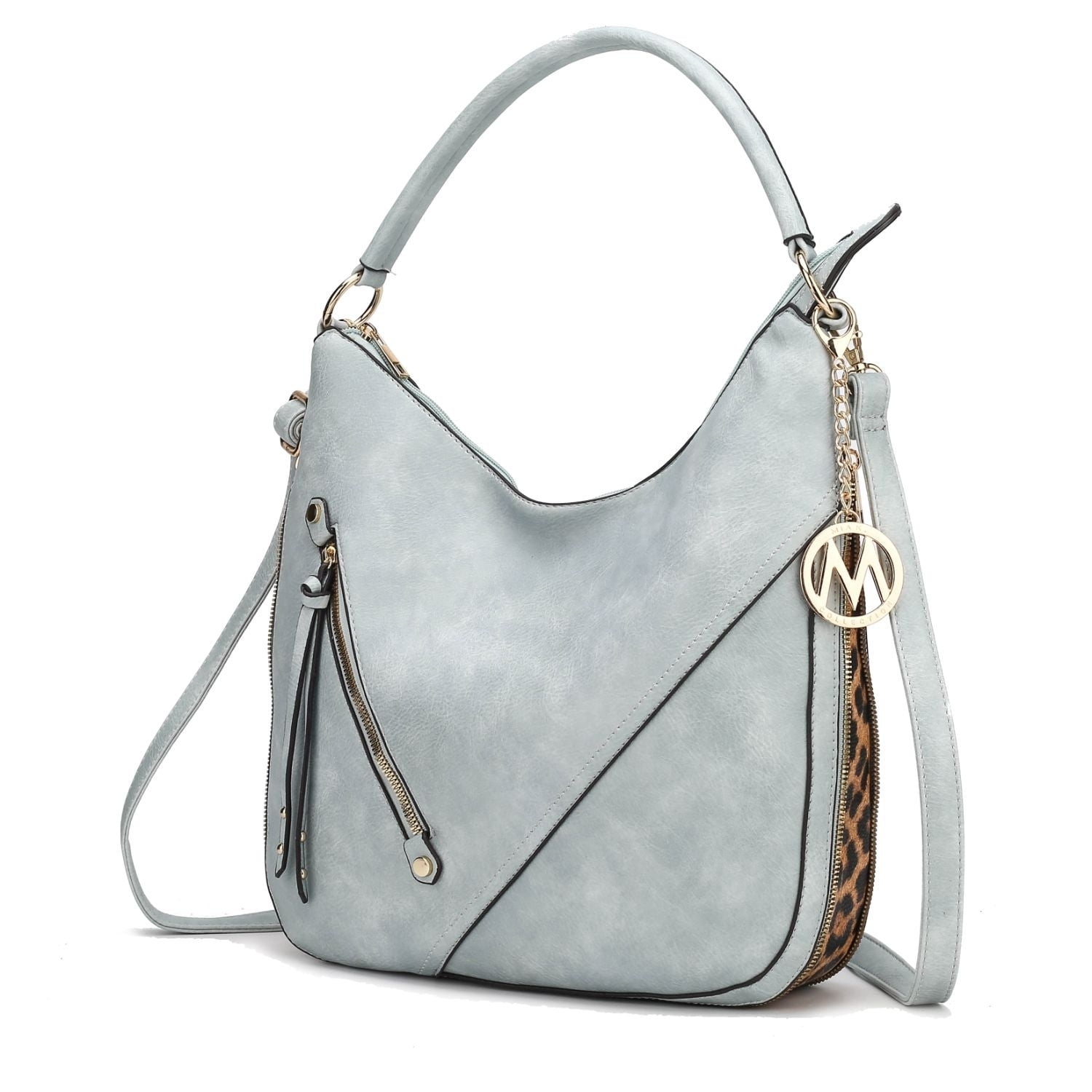 MKF Collection Women's Lisanna Hobo Handbag by Mia K. - Mustard