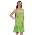 thumbnail image 2 of Bimba Printed Rayon Nightwear for Womens Spaghetti Strap Night Dress Sexy Nightgown, 2 of 7