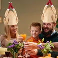 thumbnail image 6 of Momihoom Christmas Turkey Hat, Thanksgiving Plush Turkey Hat,Roasted Turkey Hats, Funny Turkey Hat For Christmas Holiday Party Favors, 6 of 7