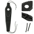 thumbnail image 4 of Fuel  Cover Bag, PU Leather Soft Firm Oil  Bag Practical  For Motorcycle For XL 883 1200 48 Silver Rivet Edge,Braided Rope Edge, 4 of 8