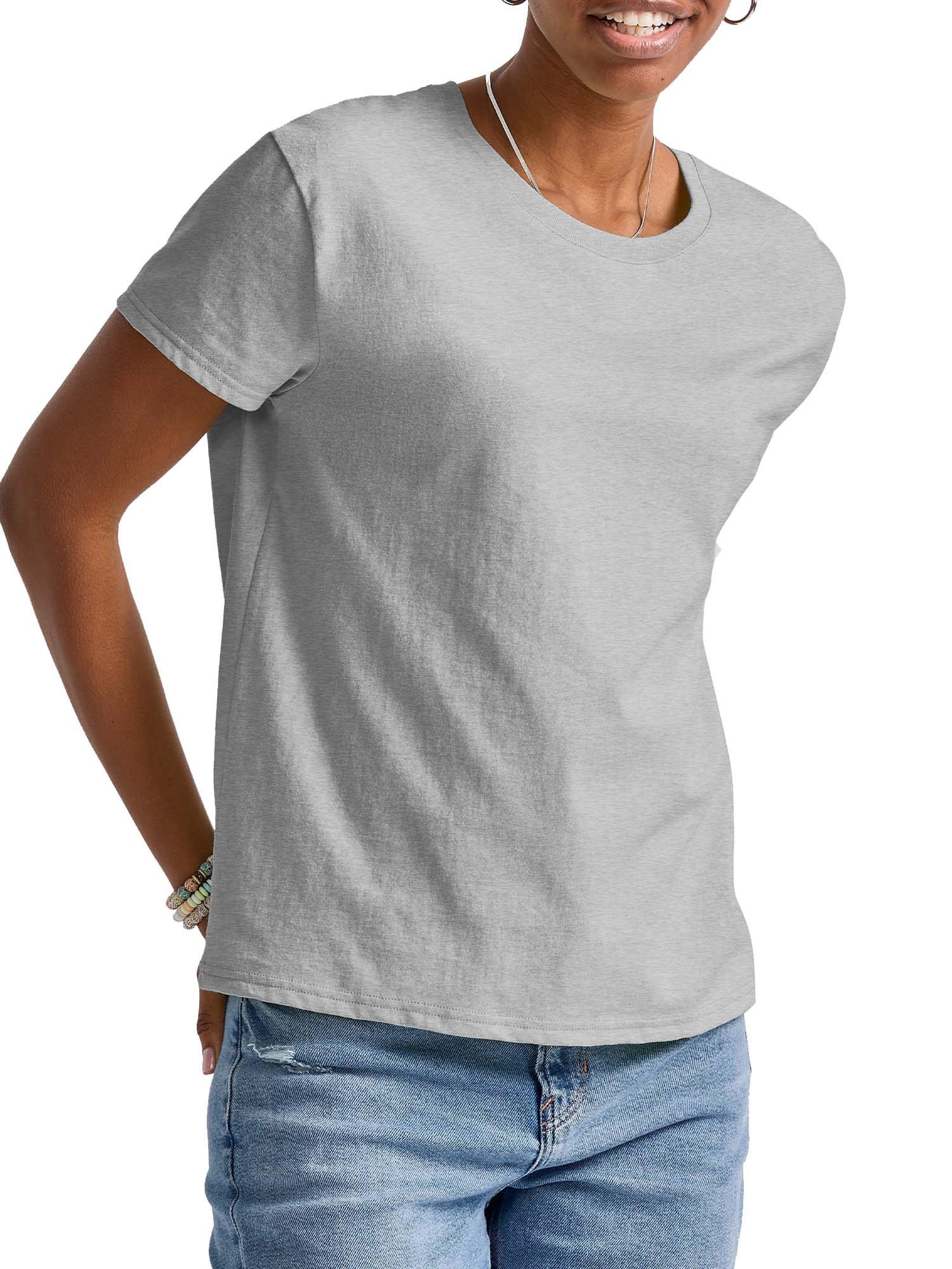 Hanes Essentials Women’s TShirt, 100 Cotton RelaxedFit Tee