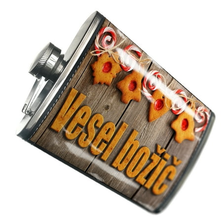 

NEONBLOND Flask Merry Christmas in Slovenian from Slovenia
