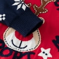 thumbnail image 6 of Baby Girls Boys Christmas Sweater Round-neck Long Sleeve Knit Jumper, 6 of 8