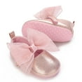 thumbnail image 6 of Yoyauz Baby Girl Mary Jane Shoes Anti Slip Rubber Sole Ballet Slippers Princess Dress Wedding Shoes Newborn Kids Shoes Toddler Shoes（0-12 Month）, 6 of 6
