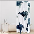 thumbnail image 2 of Whale Waterproof Printed Bathroom Curtain Set with Hooks - Shower Curtain Sets for Bathroom Decoration, 2 of 5
