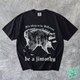 thumbnail image 4 of Jimothy the Raccoon Graphic T-Shirt | Funny Seattle Washington Meme Tee | Unisex Weirdcore Vintage Raccoon Shirt, 4 of 5