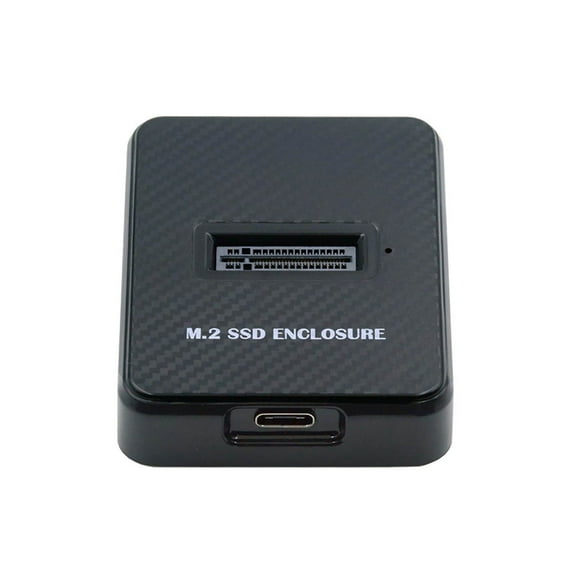 JSER USB 3.0 USB-C Type-C to NVME M-key M.2 NGFF SATA SSD Docking Vertical External PCBA Case Enclosure RTL9210B Chipset