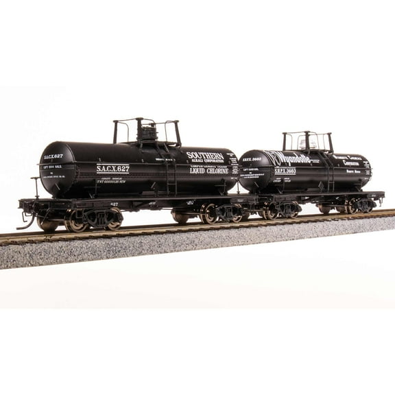 Broadway Limited Imports HO 6000 Gallon Tank 1950s 2pk B South Alk Wyand BLI7664 HO Rolling Stock