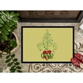 thumbnail image 3 of Carolines Treasures 8501MAT 18 x 27 In. Christmas Tree Fleur de lis Indoor or Outdoor Mat, 3 of 4