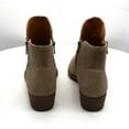 thumbnail image 3 of Lucky Brand Tayti Taupe Casual Pointed Toe Western Low Block Heeled Booties (Taupe, 8), 3 of 5
