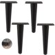thumbnail image 1 of Set Of 4 Furniture Legs, Tilt Sofa Leg, Table Leg Cabinet Legs Bedside Metal Legs, For Coffee Tables, Cupboards And Sofas,load Capacity 300kg, 1 of 5