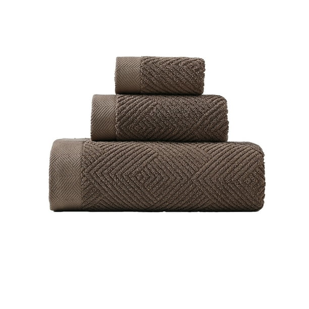 Toallas para Baño Set de Toallas de Baño, Algodón Grueso Blando Absorbente Set de Toallas, 3 Toallas de Regalo para Lavar la Cara Del Hogar Set de Toallas de Baño