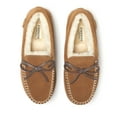 thumbnail image 4 of Fireside by Dearfoams Women's Alice Springs Genuine Shearling Moccasin Slipper, 4 of 6
